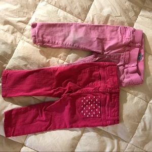Pink jeans